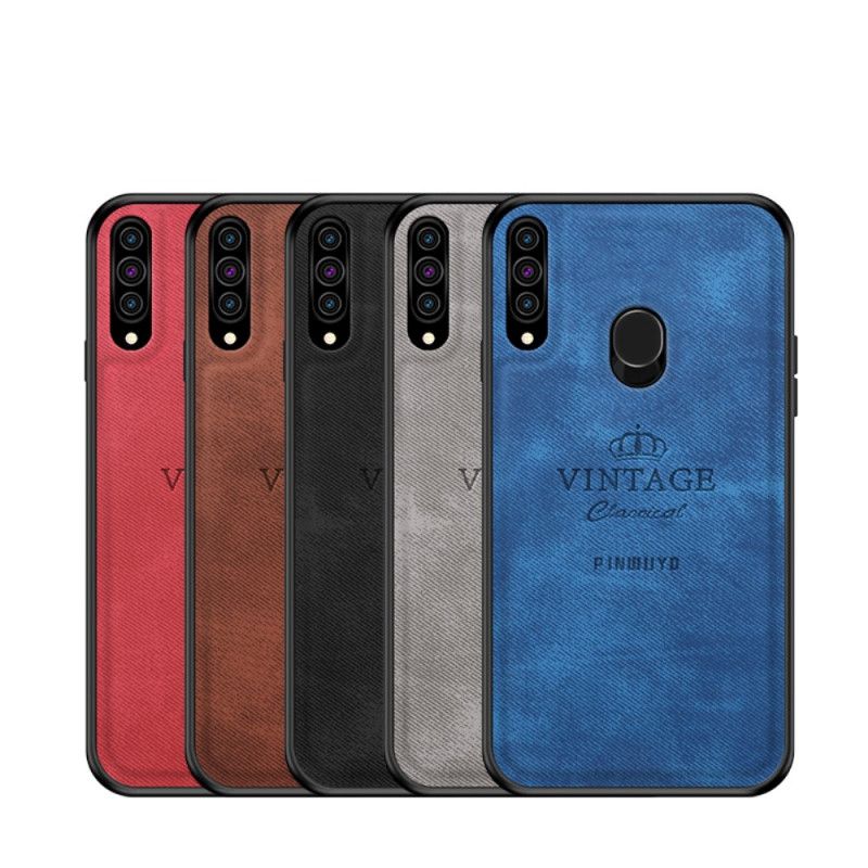 Hülle Samsung Galaxy A20S Schwarz Ehrenwerter Vintage Pinwuyo