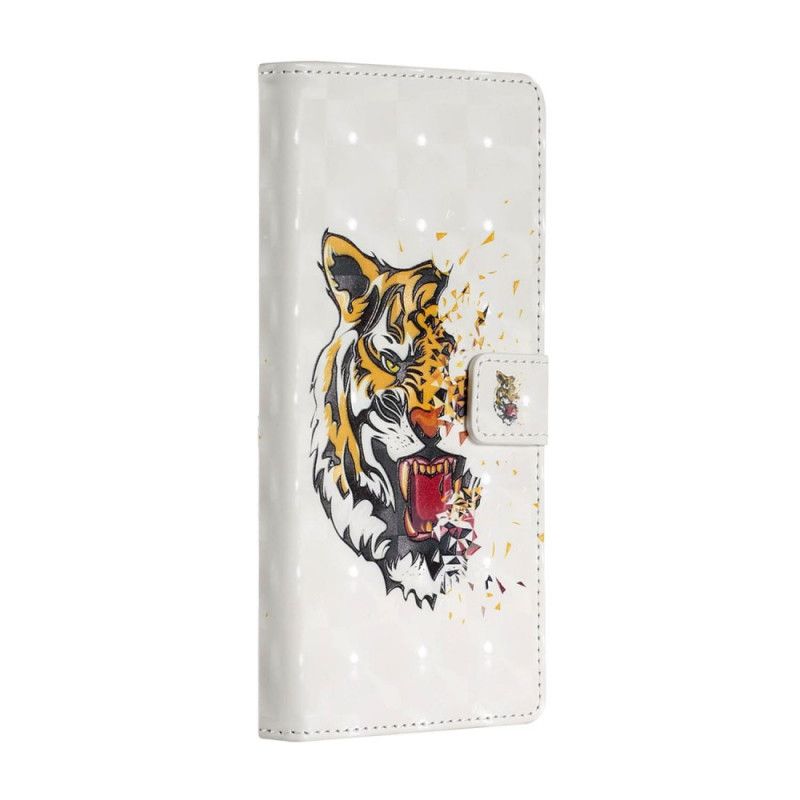 Lederhüllen Für Samsung Galaxy A20S Magischer Wilder Tiger