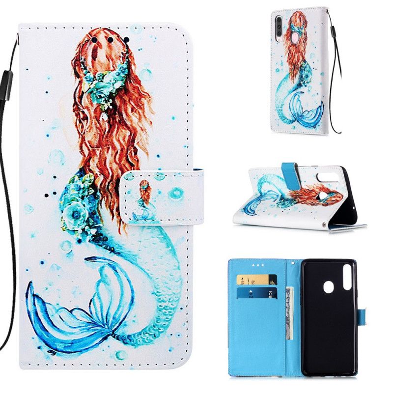 Lederhüllen Samsung Galaxy A20S Meerjungfrau Träumereien