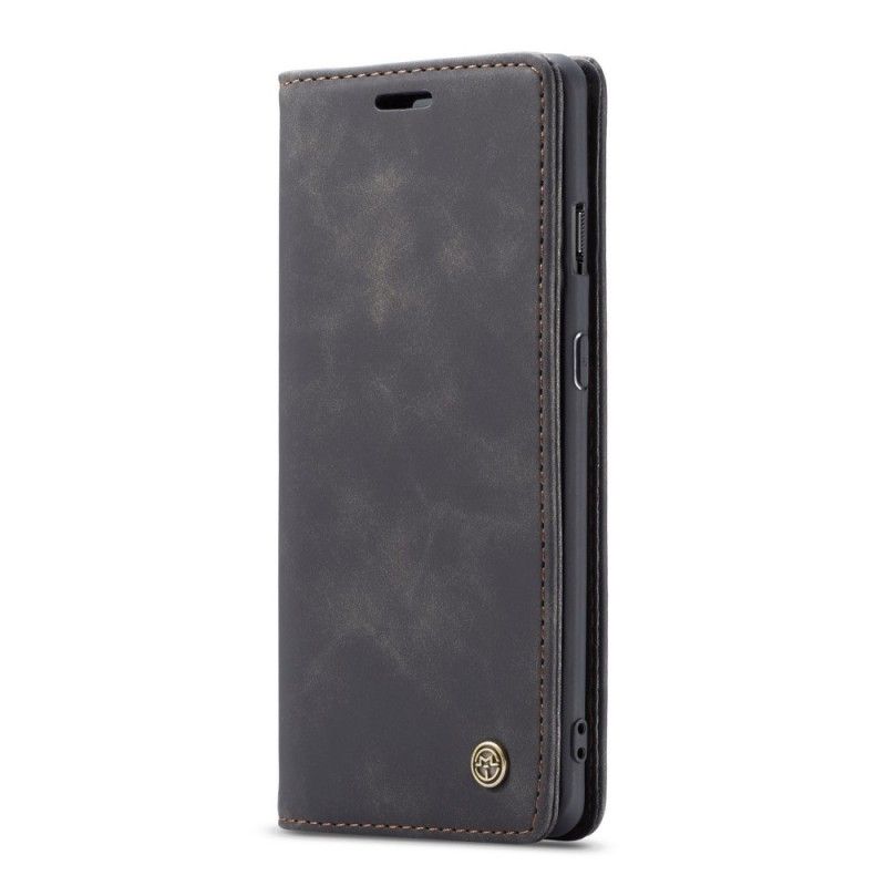 Flip Case OnePlus 7 Grau Ledertasche
