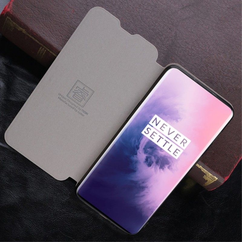 Flip Case OnePlus 7 Schwarz Mofi