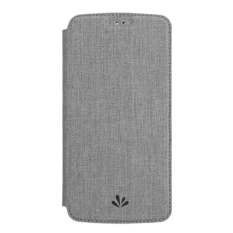 Flip Case OnePlus 7 Schwarz Strukturiertes Vili Dmx