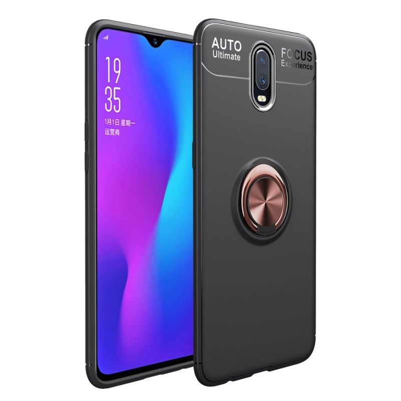 Hülle Für OnePlus 7 Schwarz Drehring