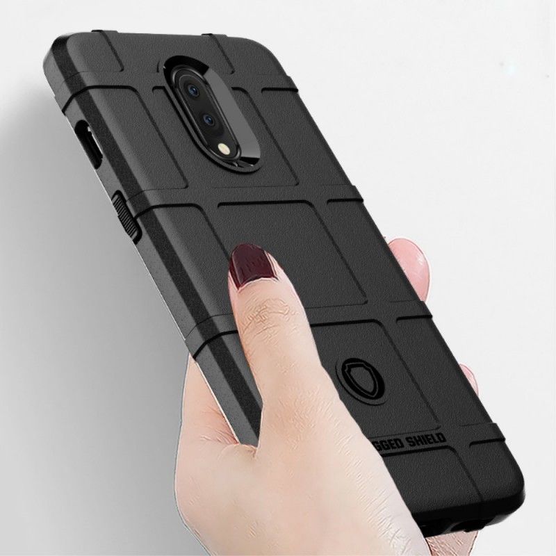 Hülle Für OnePlus 7 Schwarz Robuster Schild