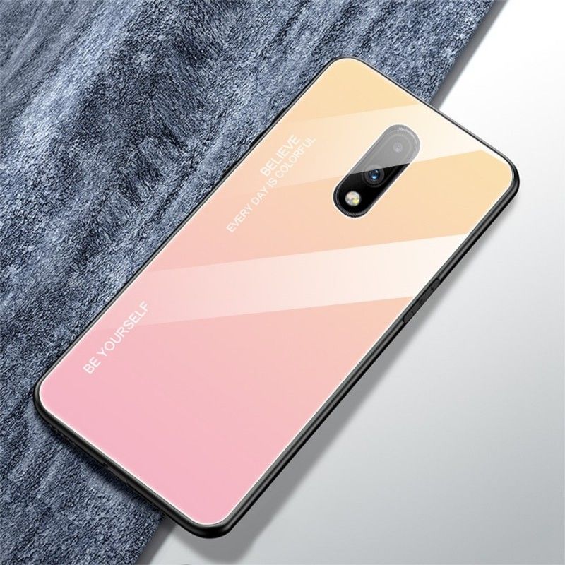 Hülle OnePlus 7 Rot Verzinkte Farbe