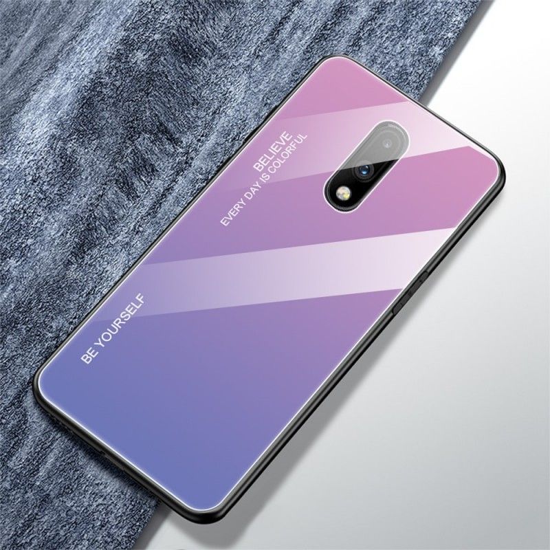 Hülle OnePlus 7 Rot Verzinkte Farbe