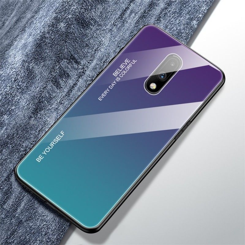 Hülle OnePlus 7 Rot Verzinkte Farbe