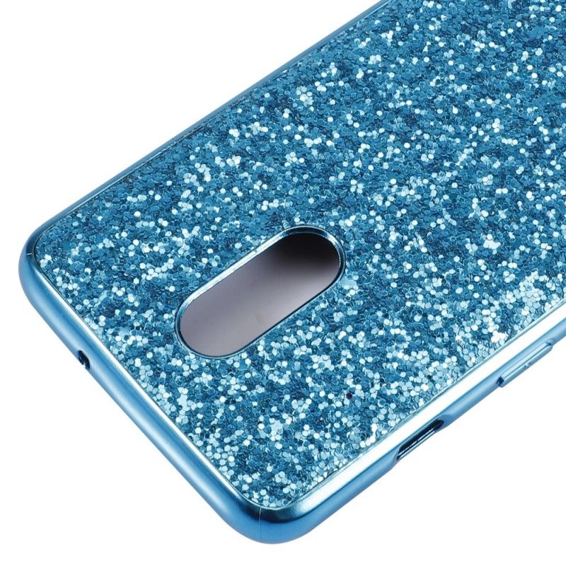 Hülle OnePlus 7 Schwarz Handyhülle Premium Glitter