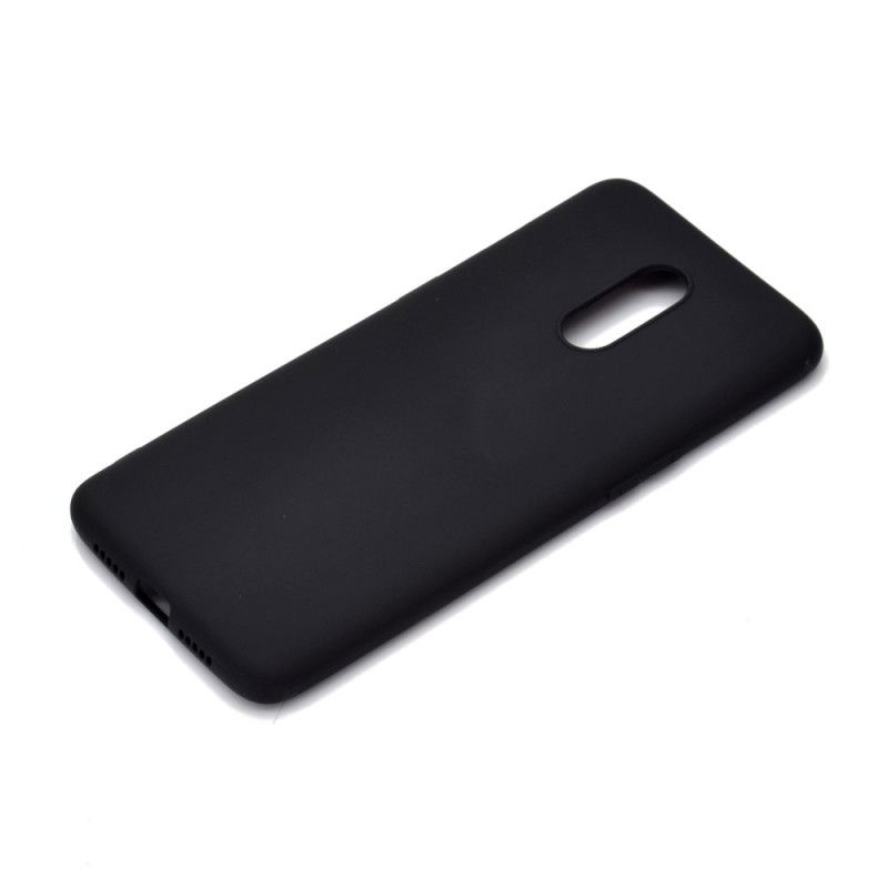 Hülle OnePlus 7 Schwarz Mattiertes Silikon