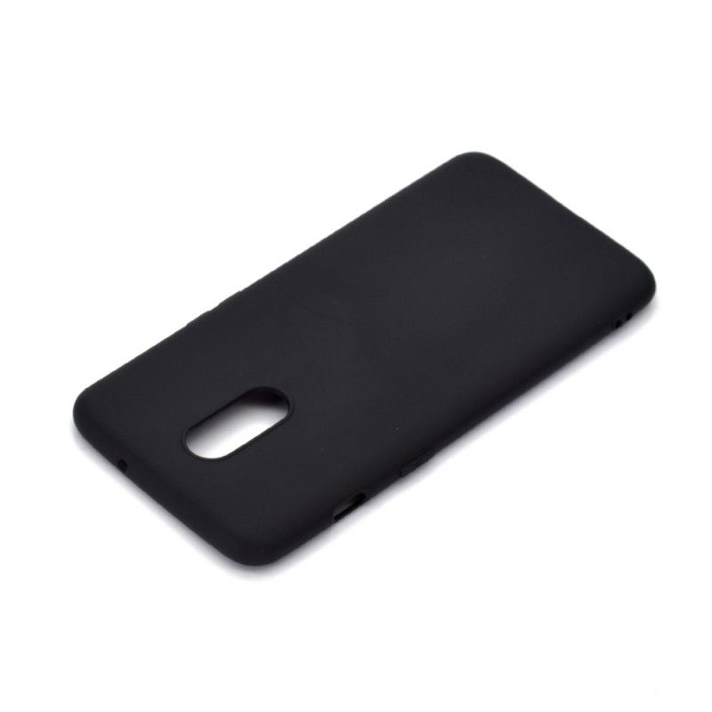 Hülle OnePlus 7 Schwarz Mattiertes Silikon