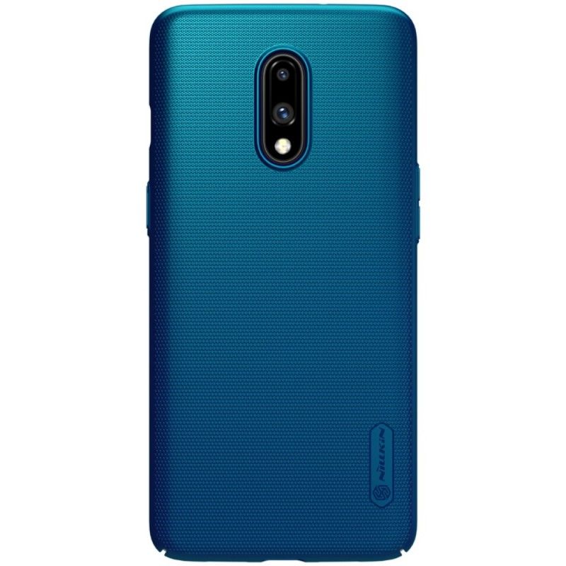 Hülle OnePlus 7 Schwarz Starrer Gefrosteter Nillkin