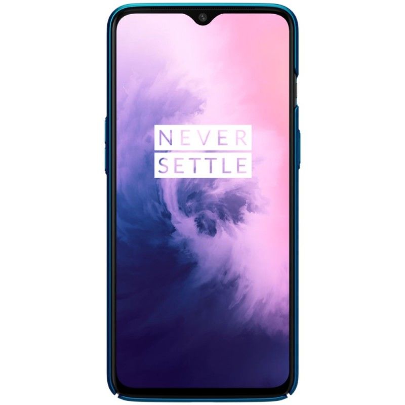 Hülle OnePlus 7 Schwarz Starrer Gefrosteter Nillkin