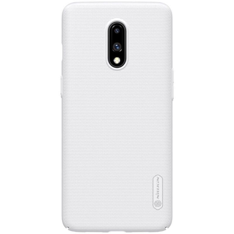 Hülle OnePlus 7 Schwarz Starrer Gefrosteter Nillkin