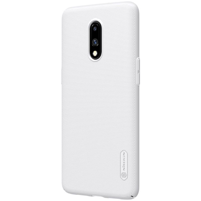 Hülle OnePlus 7 Schwarz Starrer Gefrosteter Nillkin