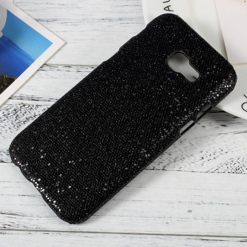 Hülle Samsung Galaxy A3 2017 Schwarz Glitzer