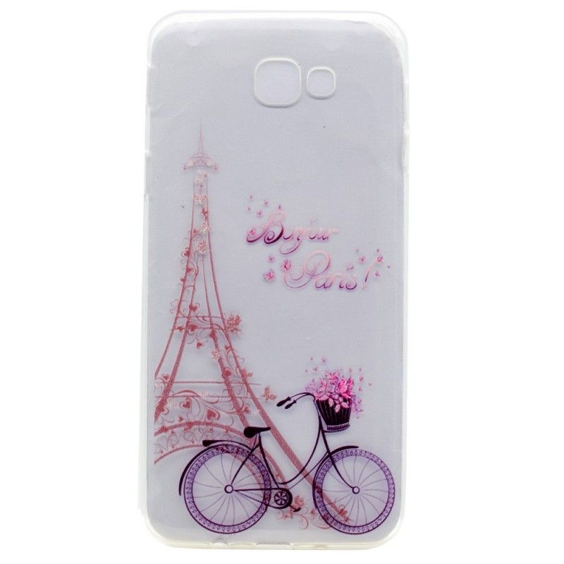 Hülle Samsung Galaxy A3 2017 Transparent Hallo Paris