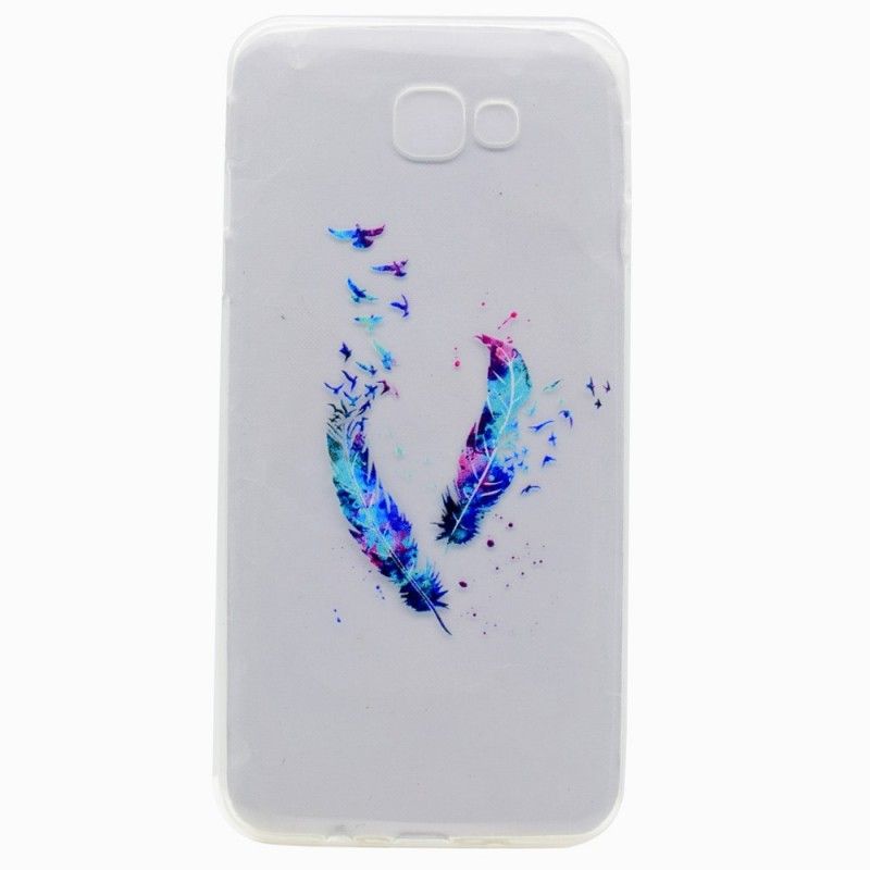 Hülle Samsung Galaxy A3 2017 Transparente Federn