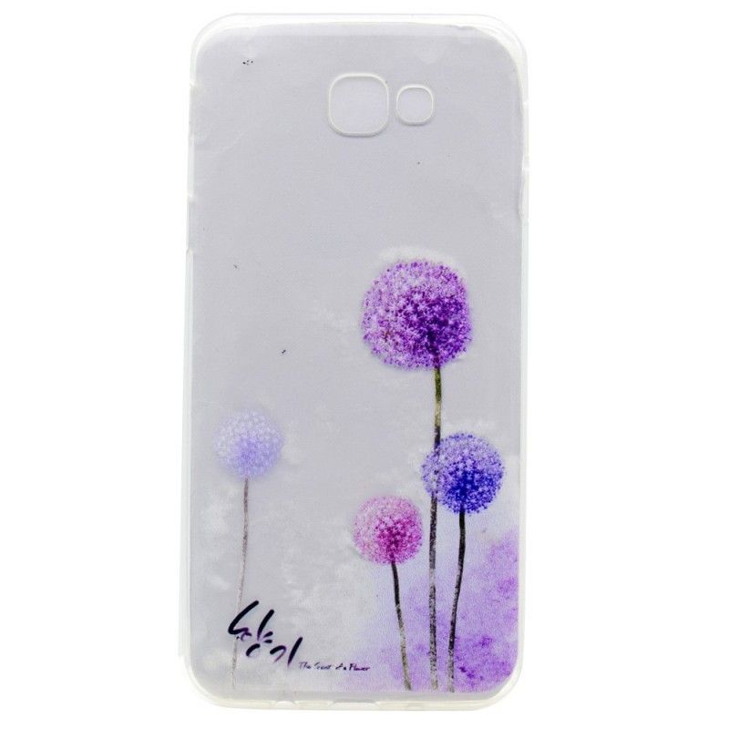 Hülle Samsung Galaxy A3 2017 Transparenter Farbiger Löwenzahn