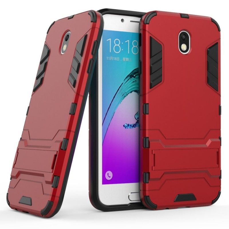 Hülle Samsung Galaxy J7 2017 Rot Extrem Widerstandsfähig