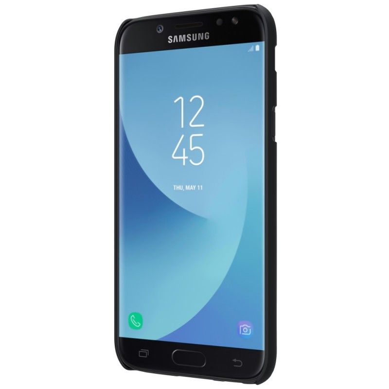 Hülle Samsung Galaxy J7 2017 Weiß Starrer Gefrosteter Nillkin