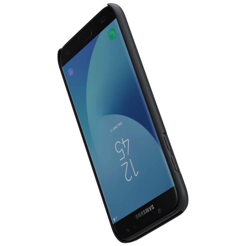 Hülle Samsung Galaxy J7 2017 Weiß Starrer Gefrosteter Nillkin