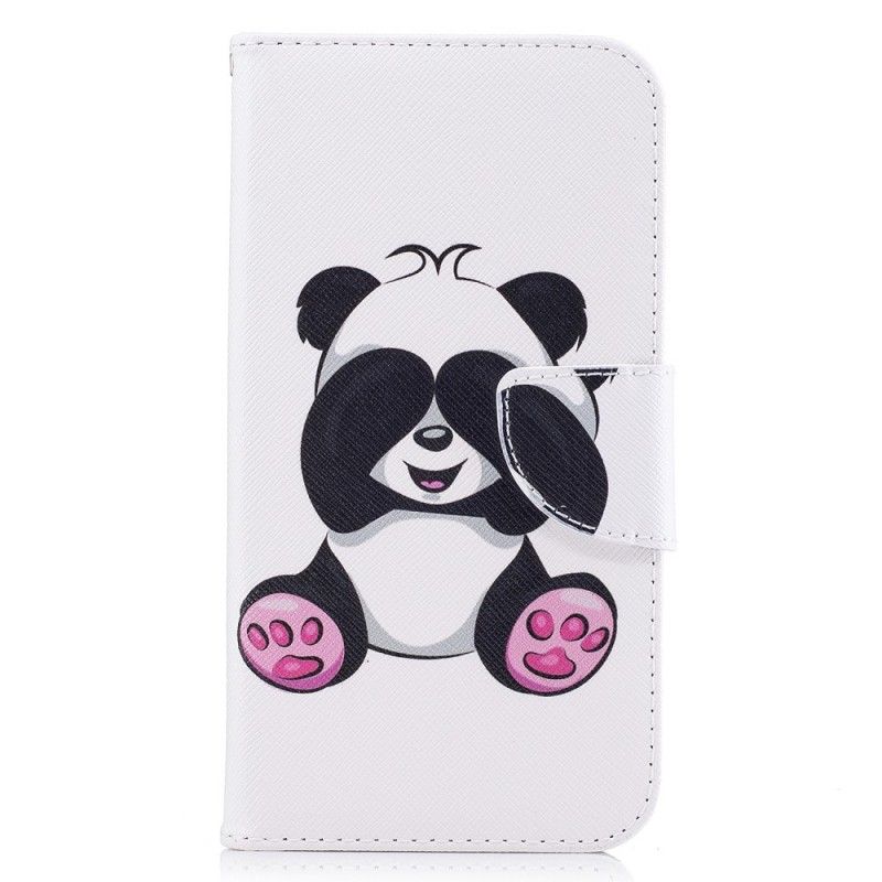 Lederhüllen Samsung Galaxy J7 2017 Lustiger Panda