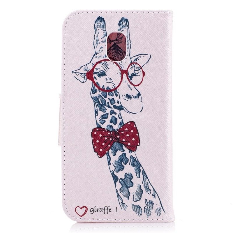 Lederhüllen Samsung Galaxy J7 2017 Nerd-Giraffe