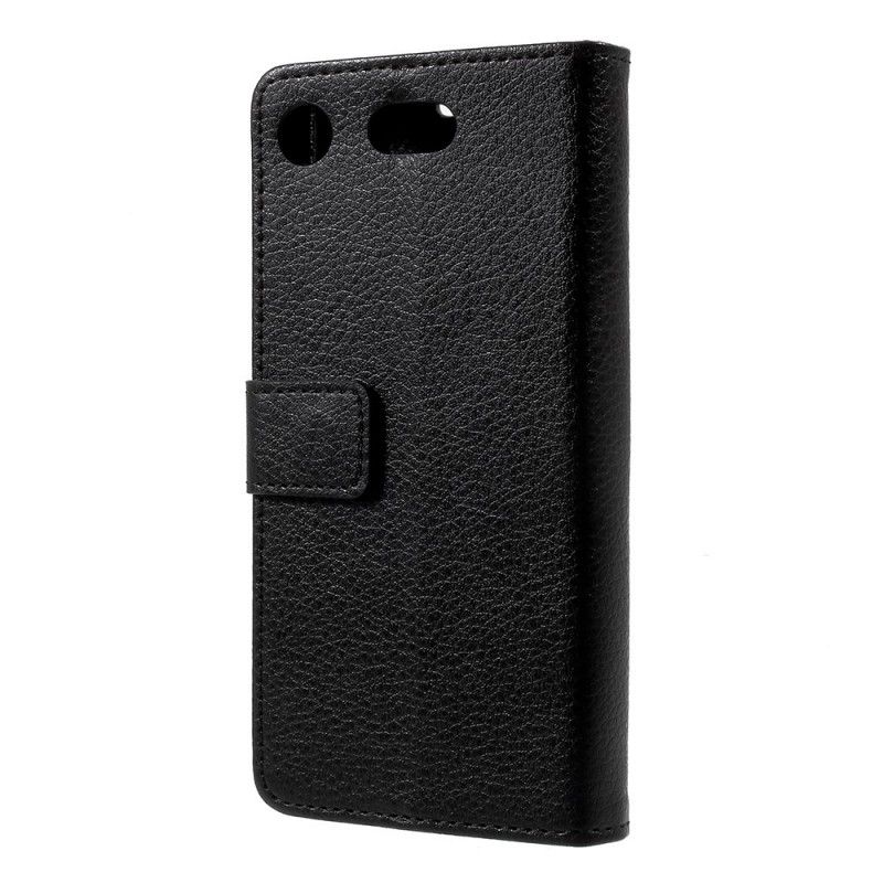Lederhüllen Sony Xperia XZ1 Compact Weiß Krokodilhauteffekt