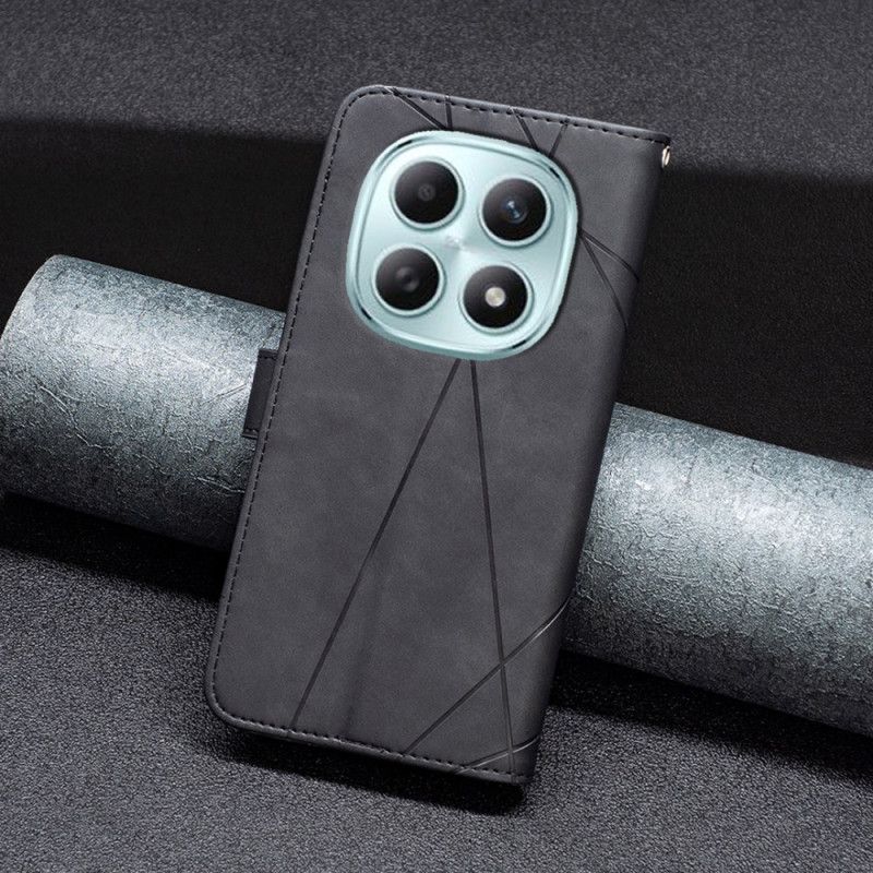 Lederhüllen Für Xiaomi Redmi Note 15 5g Binfen Color Geometrisches Muster