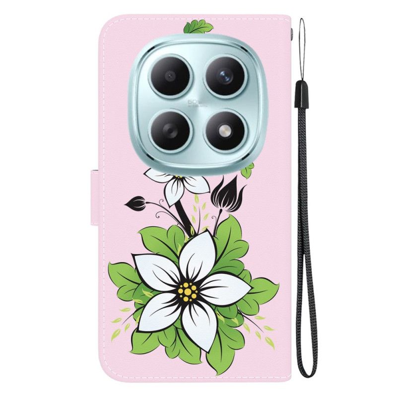 Lederhüllen Für Xiaomi Redmi Note 15 5g Lilienmuster