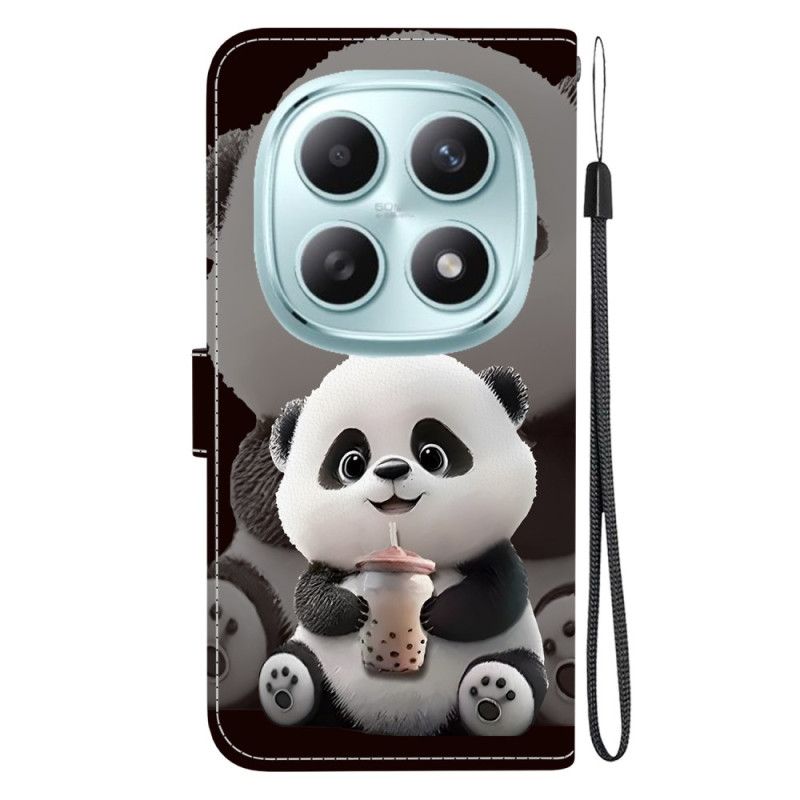 Lederhüllen Für Xiaomi Redmi Note 15 5g Panda-milchtee