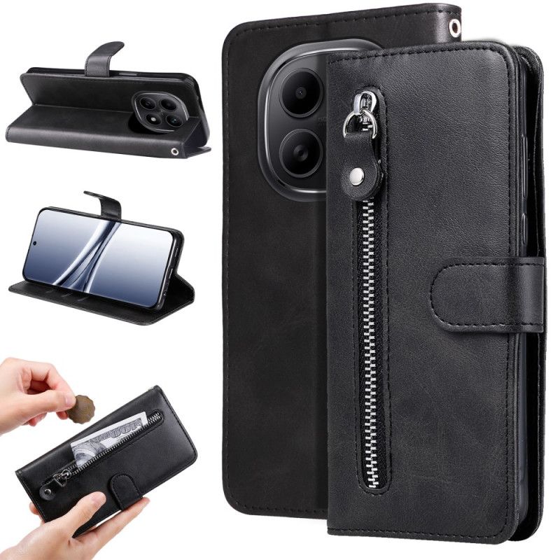 Lederhüllen Für Xiaomi Redmi Note 15 5g Reißverschlusstasche