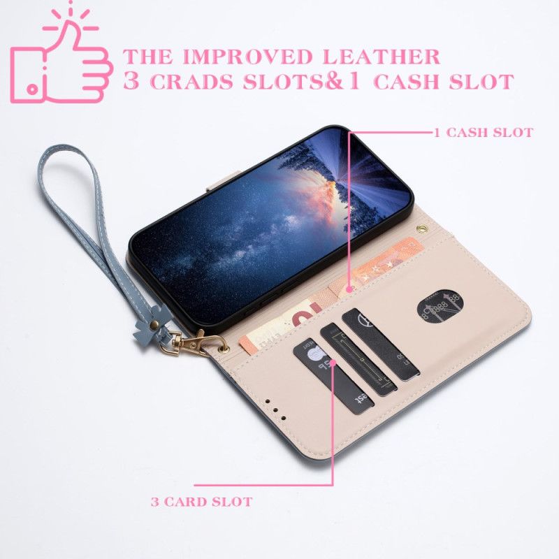 Lederhüllen Xiaomi Redmi Note 15 5g Dekorativer Knoten