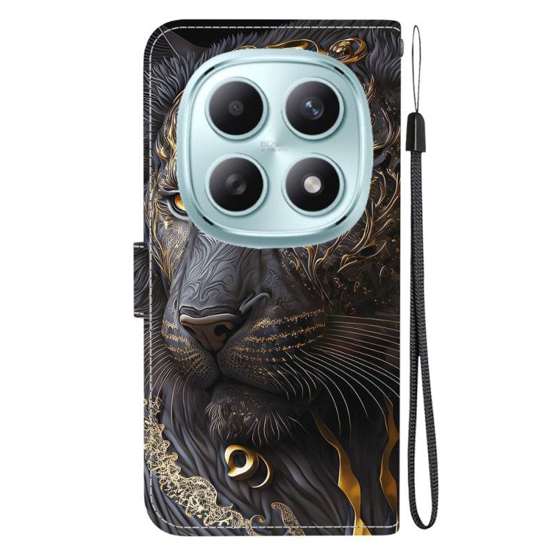 Lederhüllen Xiaomi Redmi Note 15 5g Goldener Löwe