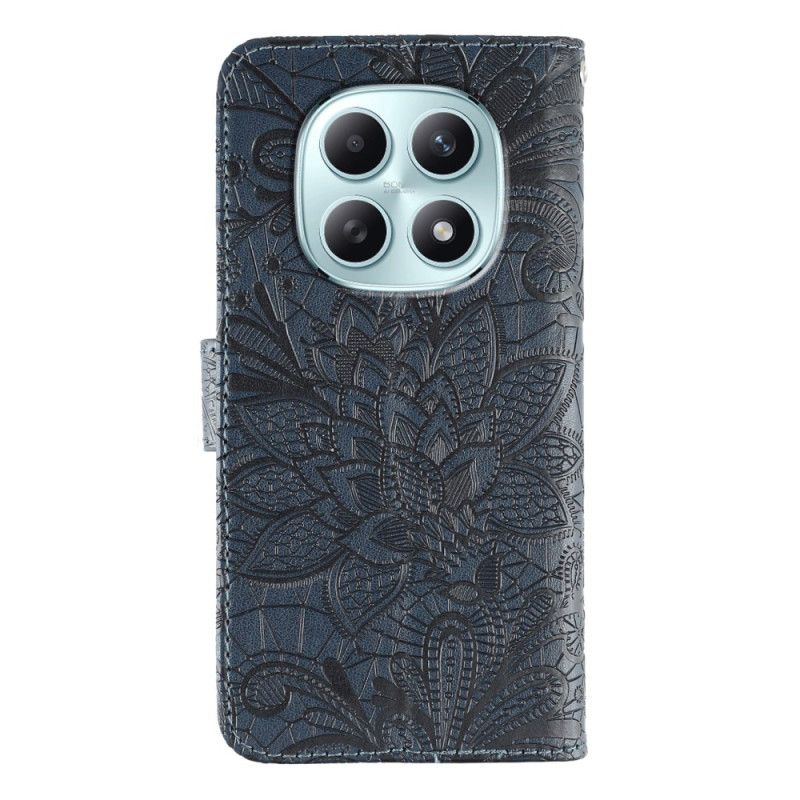 Lederhüllen Xiaomi Redmi Note 15 5g Handyhülle Blumenmuster