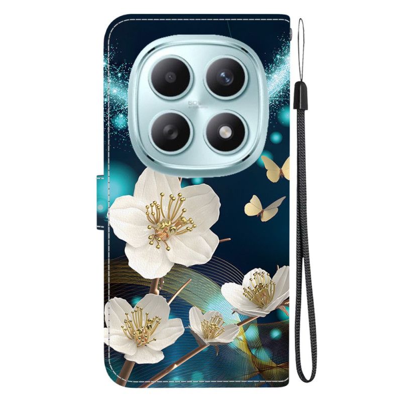 Lederhüllen Xiaomi Redmi Note 15 5g Handyhülle Magnolien