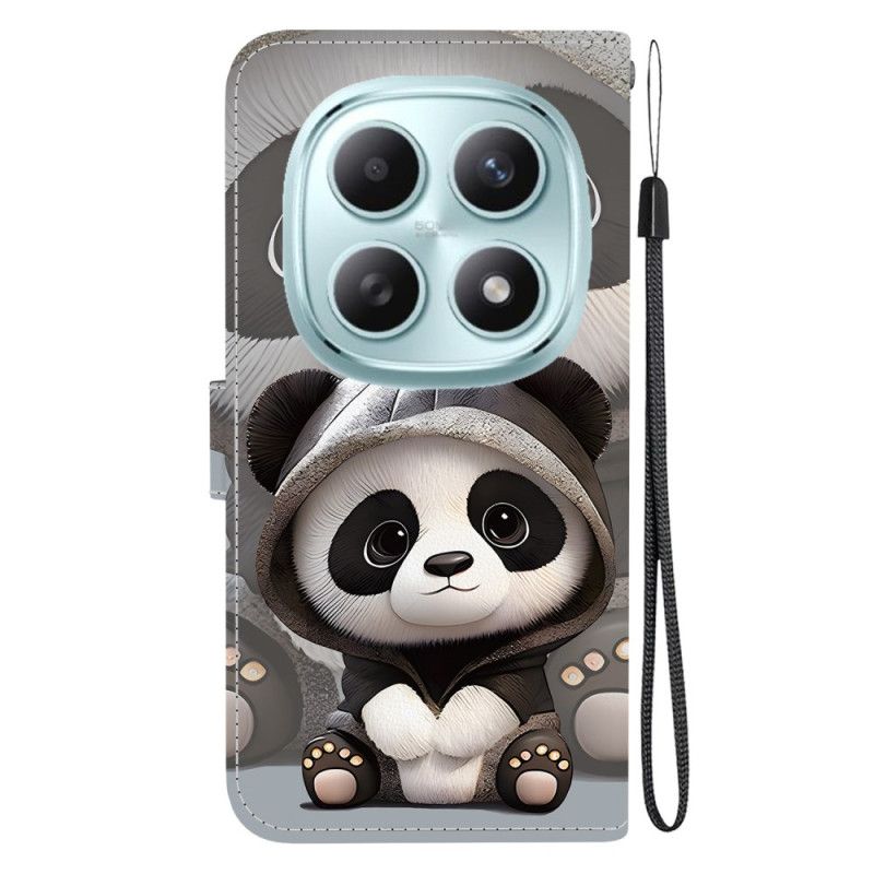 Lederhüllen Xiaomi Redmi Note 15 5g Panda-muster