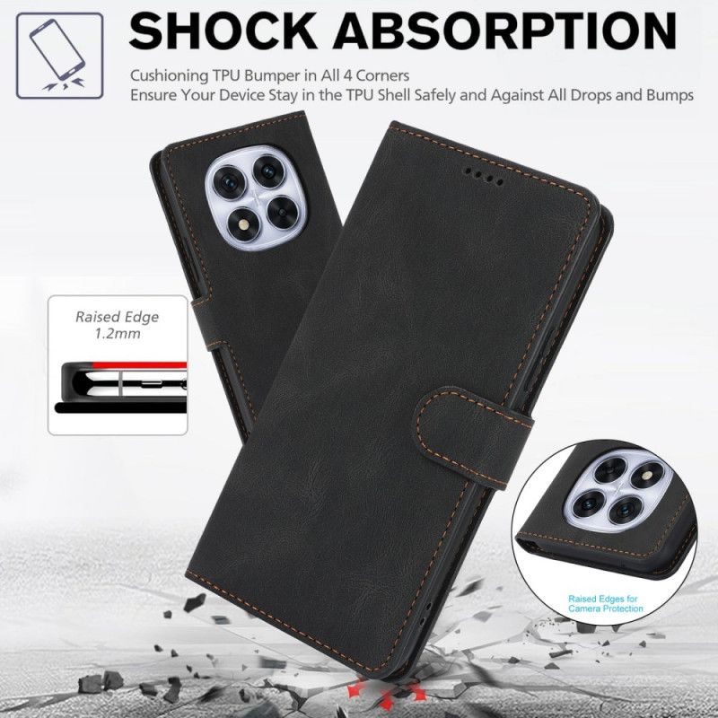 Lederhüllen Xiaomi Redmi Note 15 5g Retro-wildleder-effekt