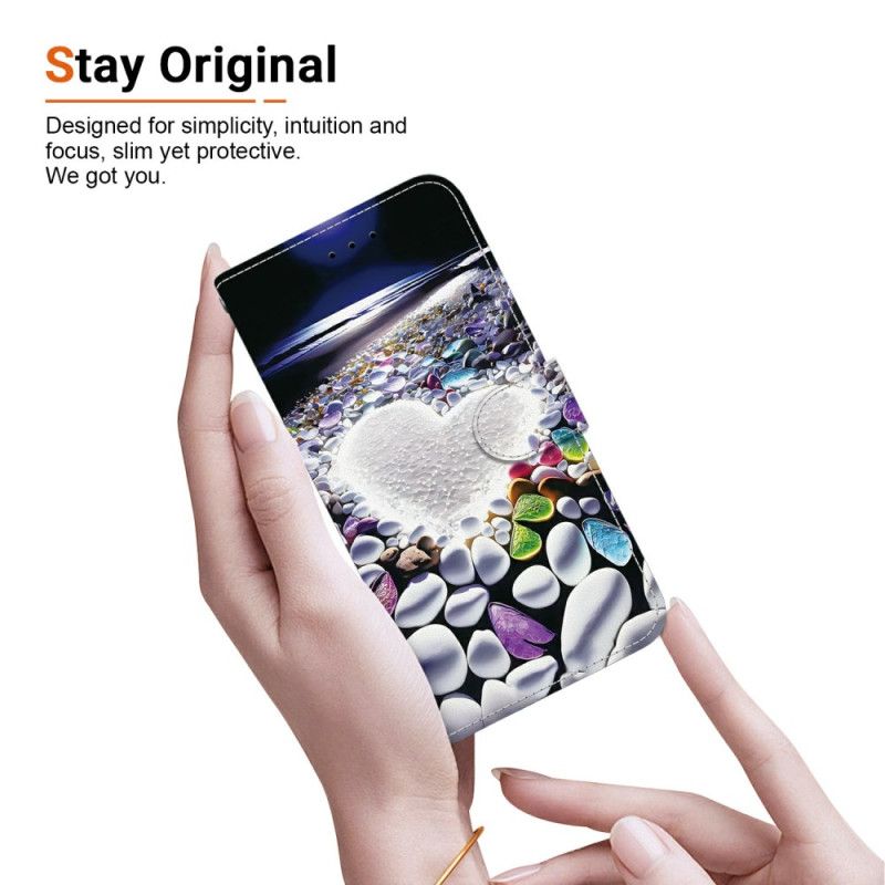 Lederhüllen Xiaomi Redmi Note 15 5g Weißes Herz