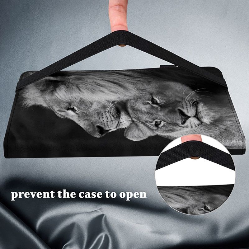 Case Für iPad (2025) Löwenpaar