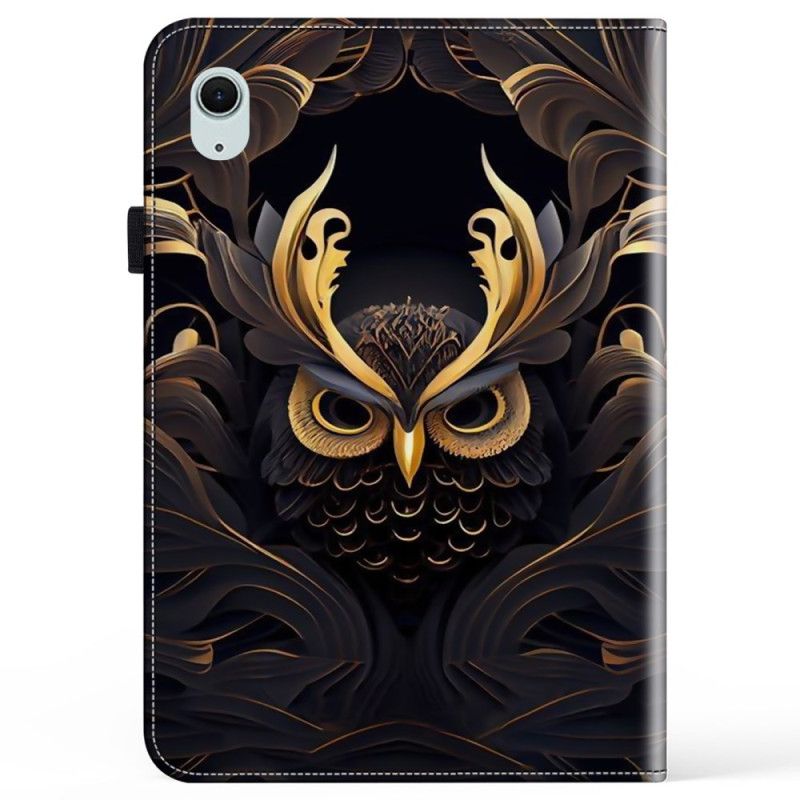 Case iPad (2025) Goldene Eule