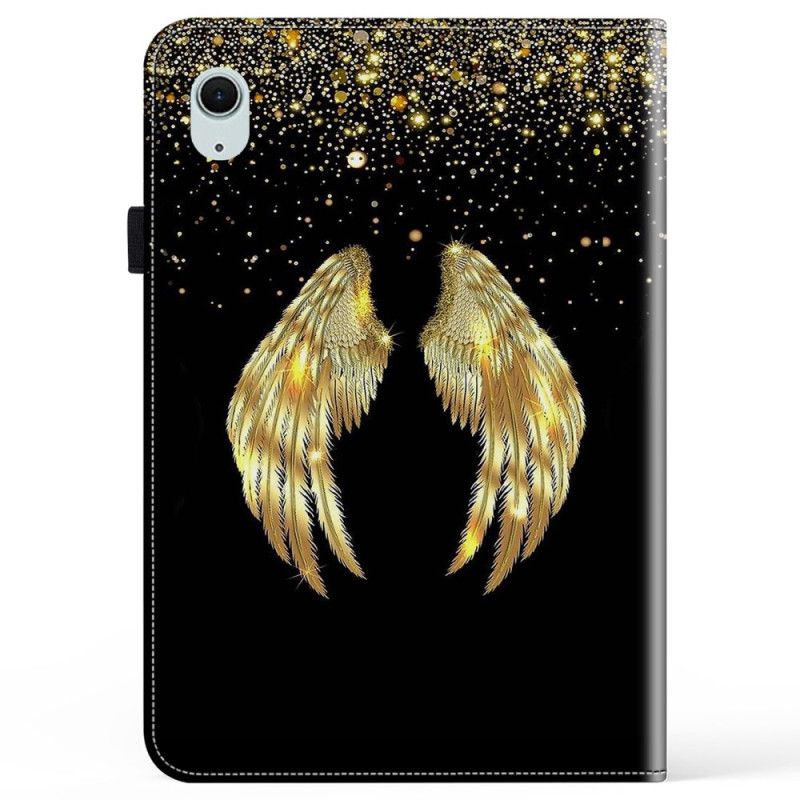 Case iPad (2025) Goldene Flügel
