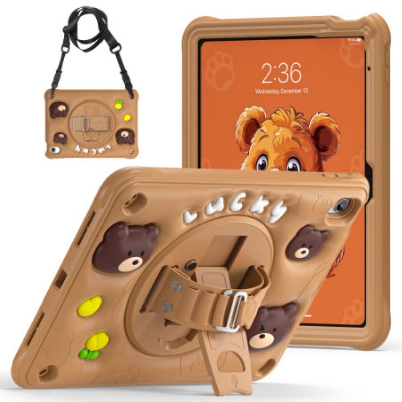 Hülle iPad (2025) Bären-gurt Und Schultergurt Für Kinder