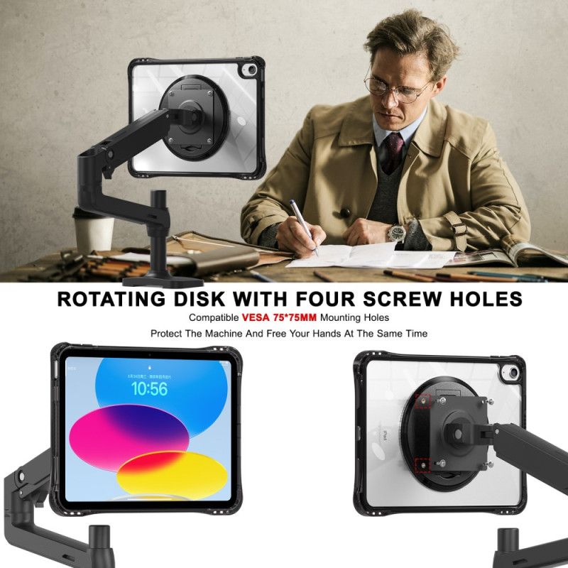 Hülle iPad (2025) Handyhülle Transparenter Integrierter Ständer