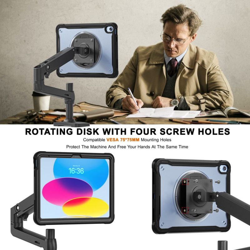 Hülle iPad (2025) Integrierter Verstellbarer Ständer