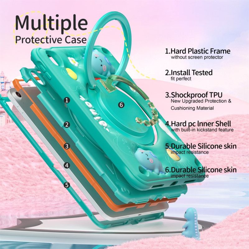 Hülle iPad (2025) Mehrlagig Mit Schultergurt