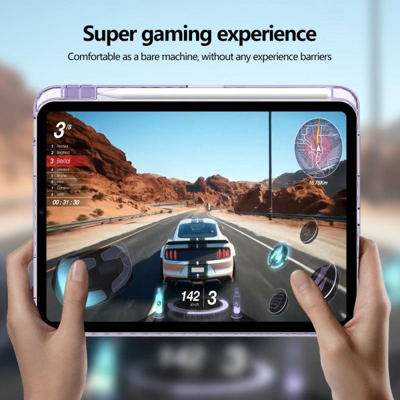 Hülle iPad (2025) Transparenter Stifthalter