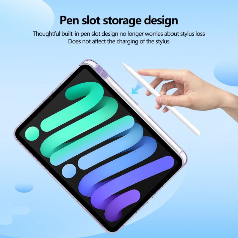 Hülle iPad (2025) Transparenter Stifthalter