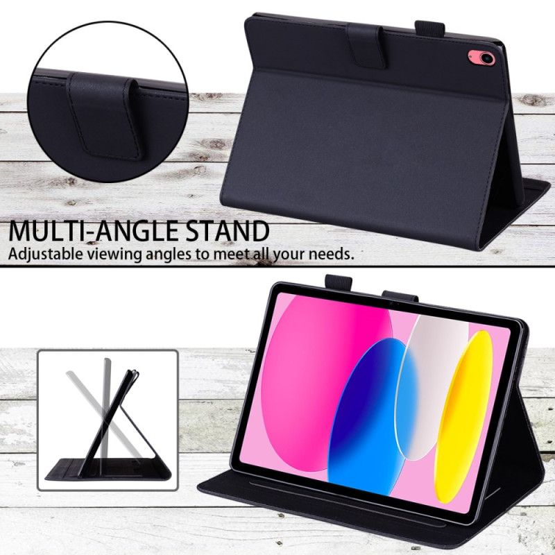 Lederhüllen iPad (2025) Handyhülle Lustiger Verschluss