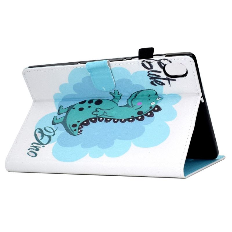 Lederhüllen iPad (2025) Handyhülle Süßer Dino